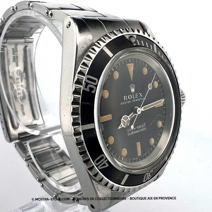 Rolex submariner 5513 meter first non serif fullset