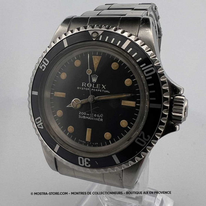 Rolex submariner 5513 meter first non serif fullset