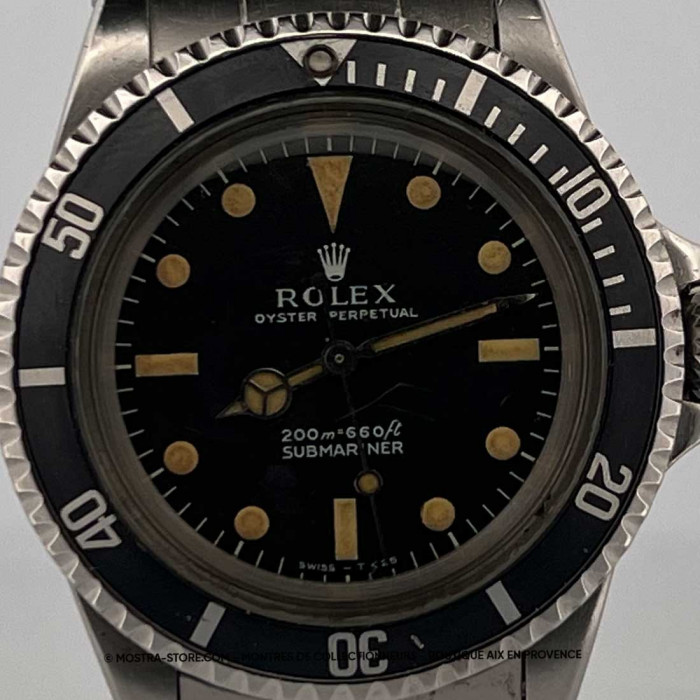 Rolex submariner 5513 meter first non serif fullset
