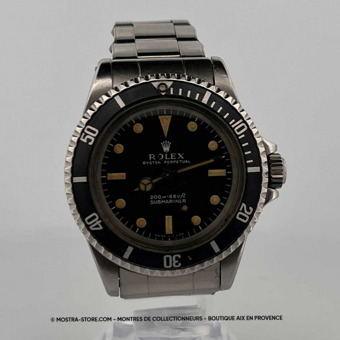 Rolex submariner 5513 meter first non serif fullset