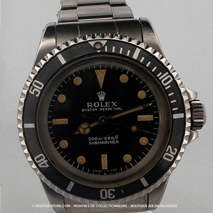 Rolex submariner 5513 meter first non serif fullset