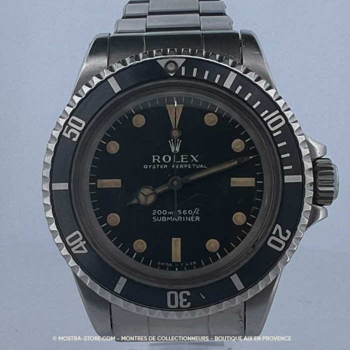 Rolex submariner 5513 meter first non serif fullset