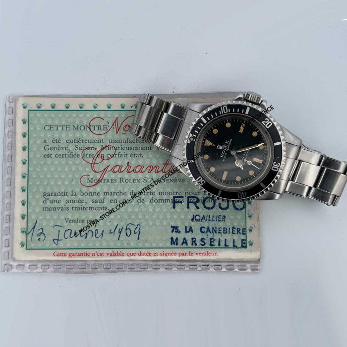 Rolex submariner 5513 meter first non serif fullset
