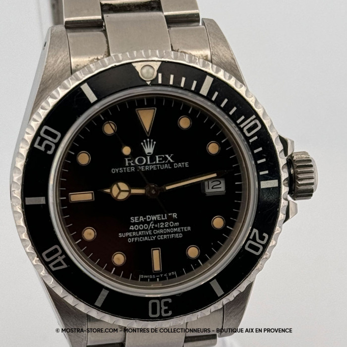 Rolex seadweller tritium fullset et service