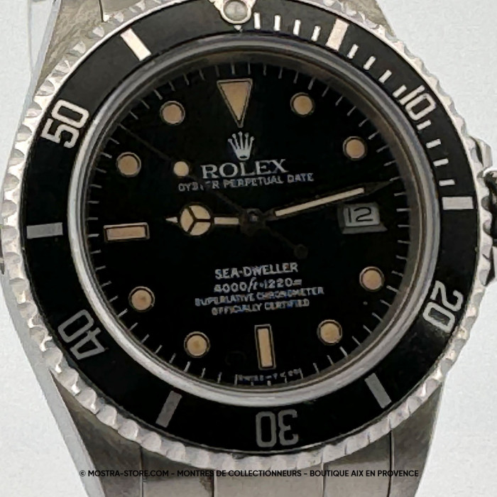 Rolex seadweller tritium fullset et service