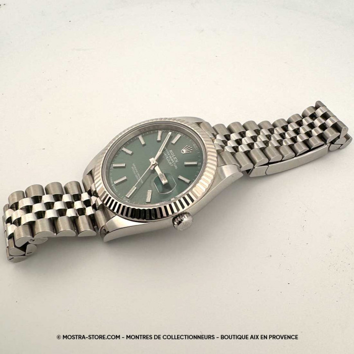 Rolex datejust 41 cadran vert jubile