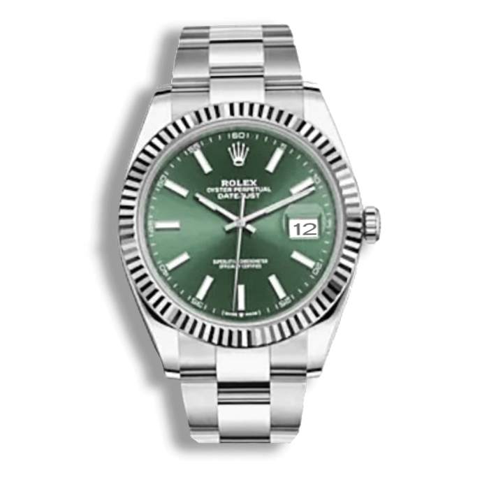 Rolex datejust 41 cadran vert jubile
