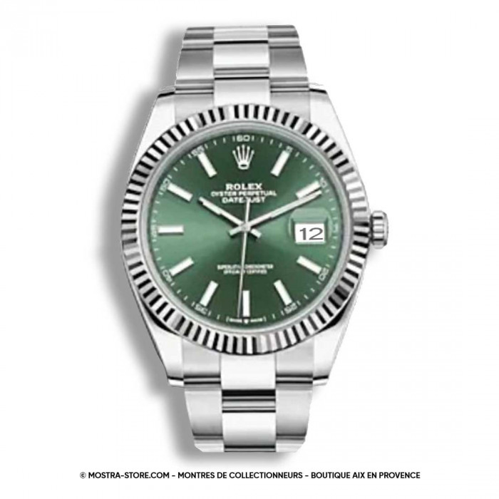 Rolex datejust 41 cadran vert jubile