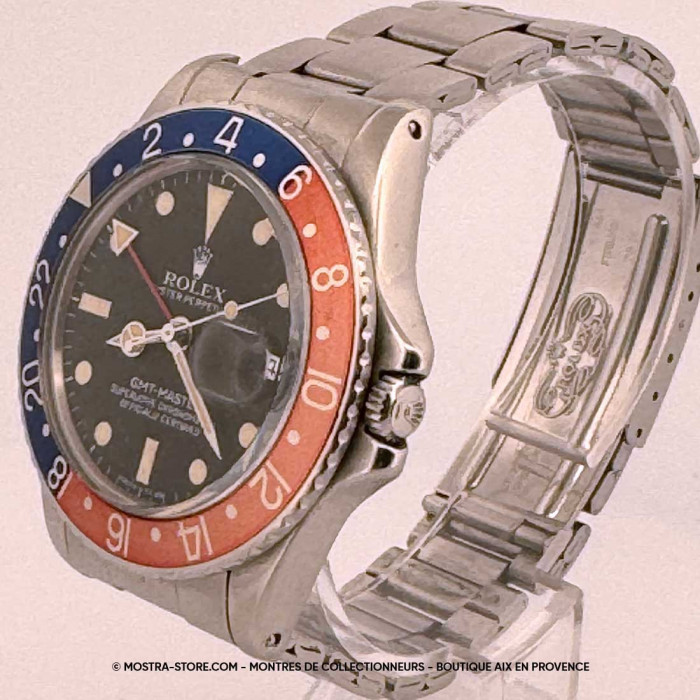 Rolex gmt master pepsi mat dial crown guards