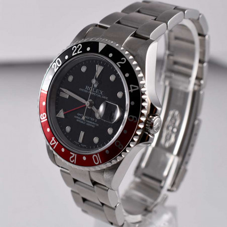 rolex-gmt-master-2-16710-coca-cola-calibre-3185-vintage-watches-shop-mostra-store-aix-en-provence-france