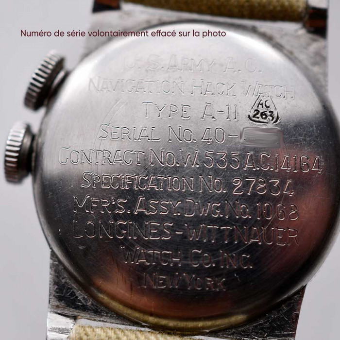 Longines a-11 weems pilot army aircorp