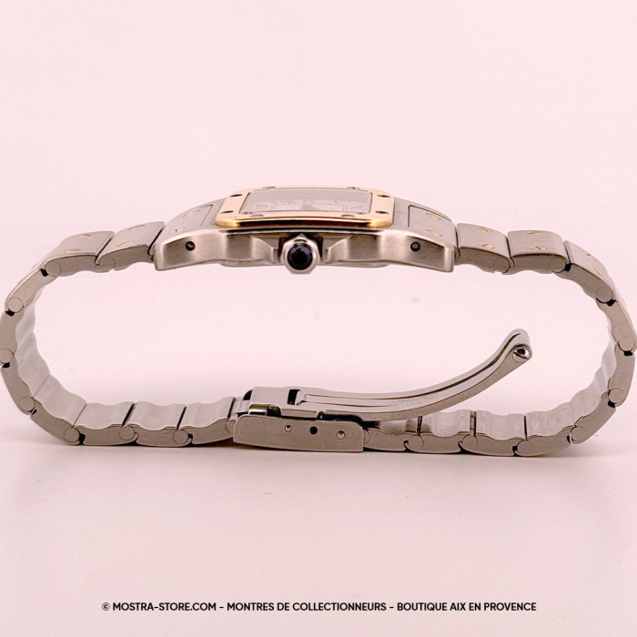 Cartier santos 1567 galbée medium quartz