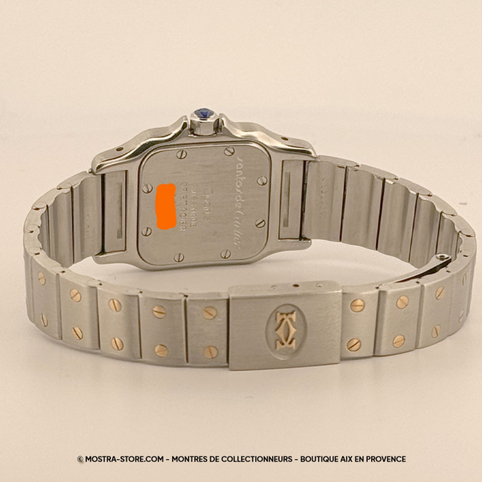 Cartier santos 1567 galbée medium quartz