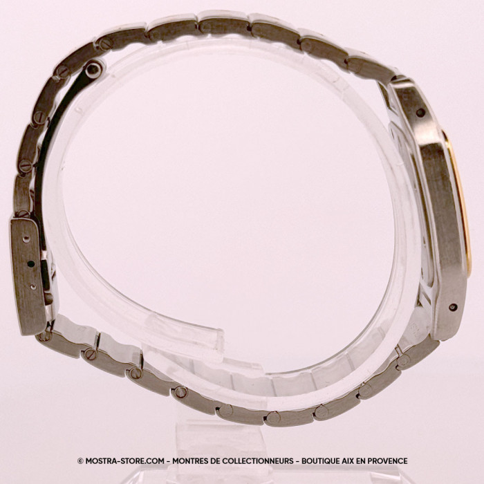 Cartier santos 1567 galbée medium quartz