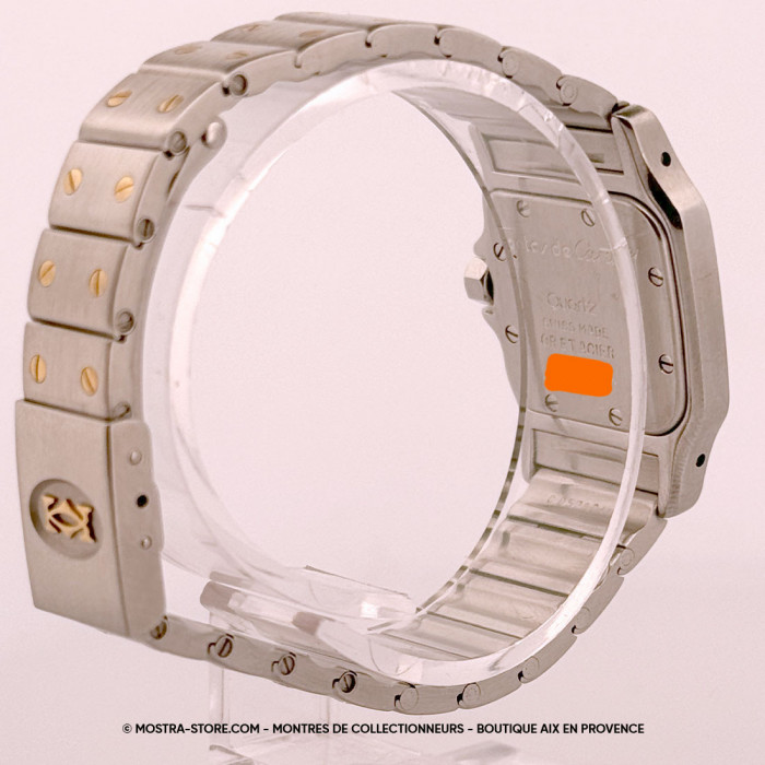 Cartier santos 1567 galbée medium quartz