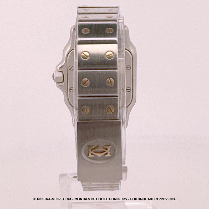 Cartier santos 1567 galbée medium quartz