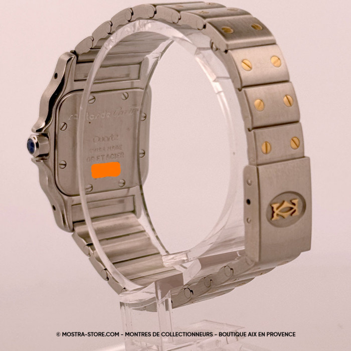 Cartier santos 1567 galbée medium quartz