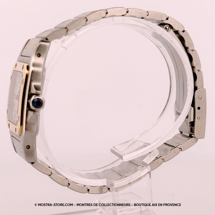 Cartier santos 1567 galbée medium quartz