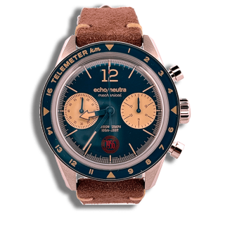 Echo/neutra cortina 1954 telemetre chronographe