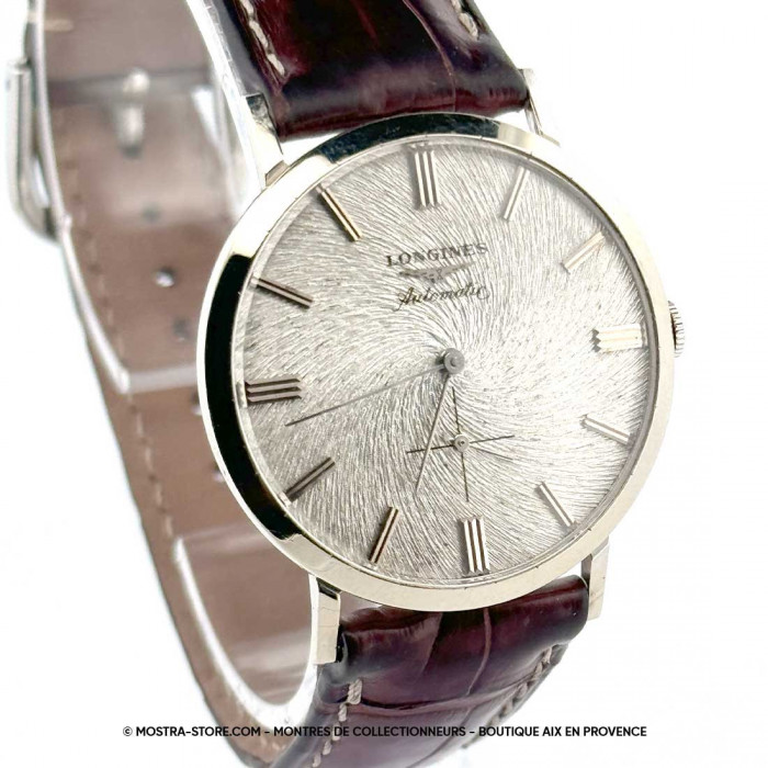 Longines automatique guillochée