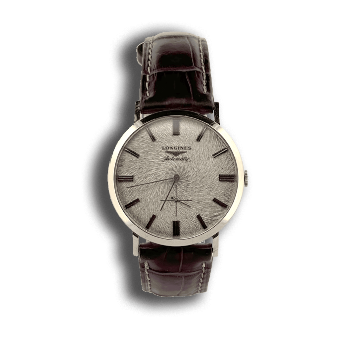 Longines automatique guillochée