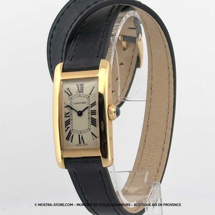 Cartier tank americaine or medium quartz