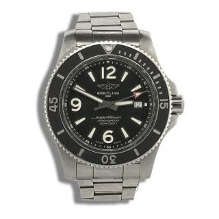 Breitling superocean II 44 diver helium