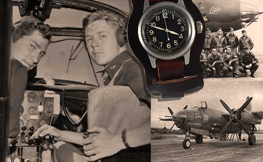 montre-militaire-de-pilote-americain-b-26-marauder-d-day-1944-watch-military-aviation-mostra-store-aix-paris