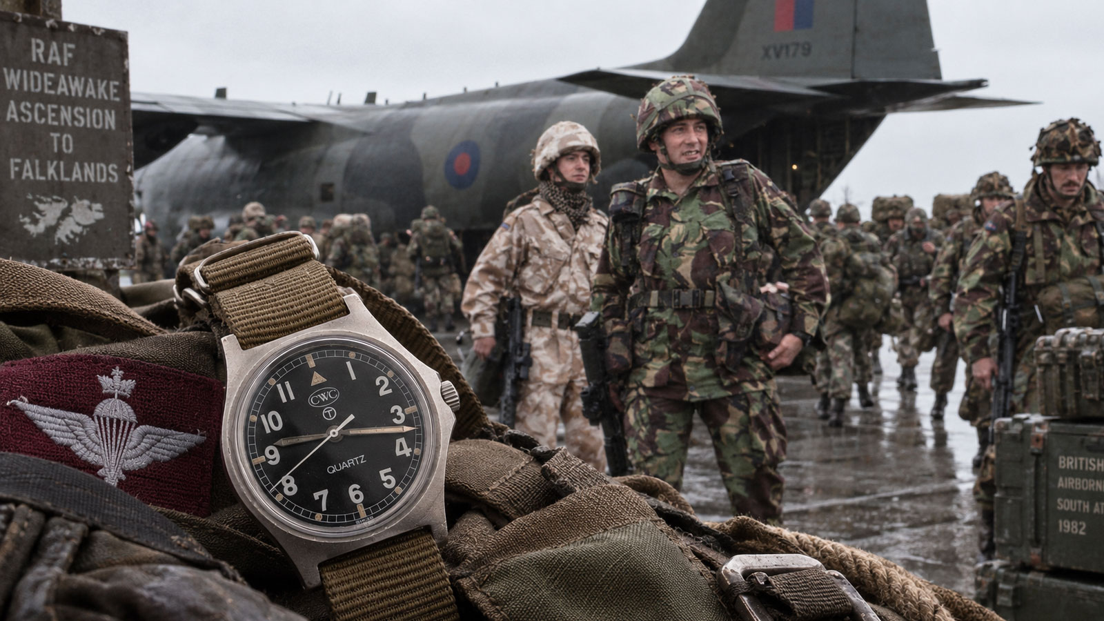 cwc G10 fatboy montre militaire britannique falklands parachutistes