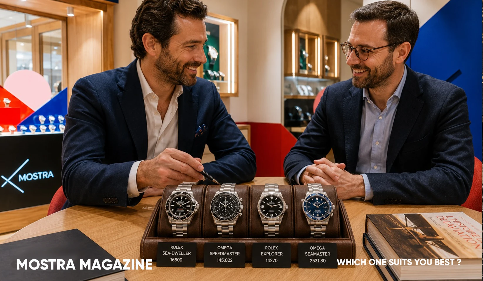 essayer chez mostra 4 montres occasion homme comparatif