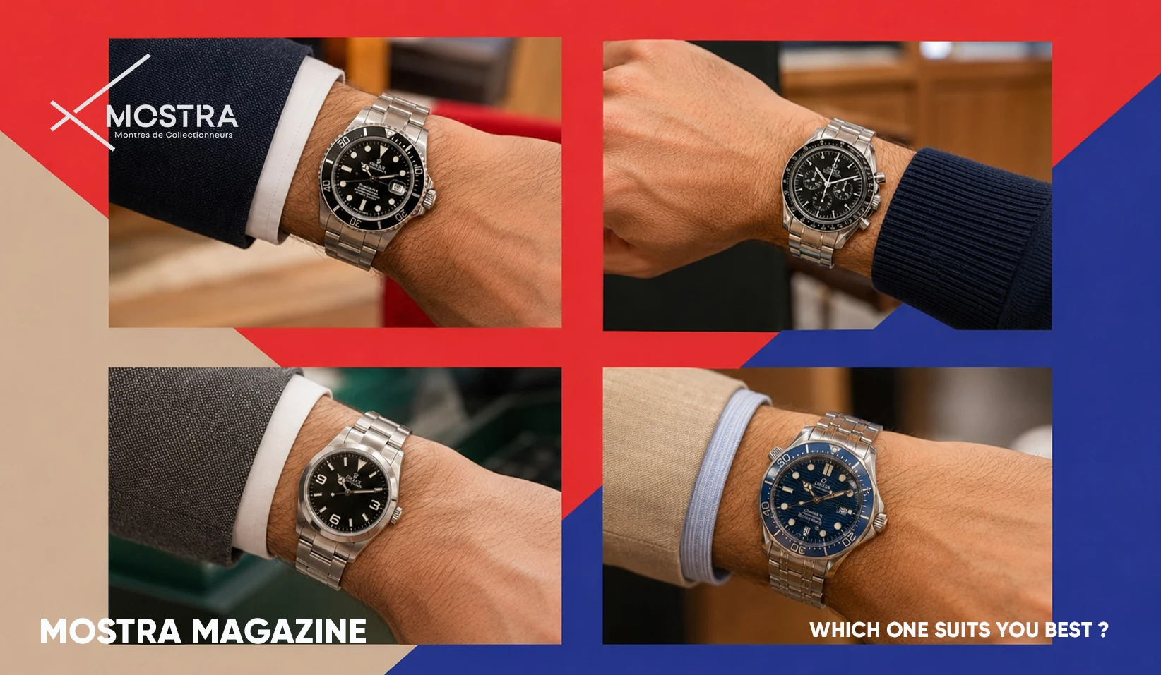 comparatif essayer et porter 4 montres occasion homme mostra magazine