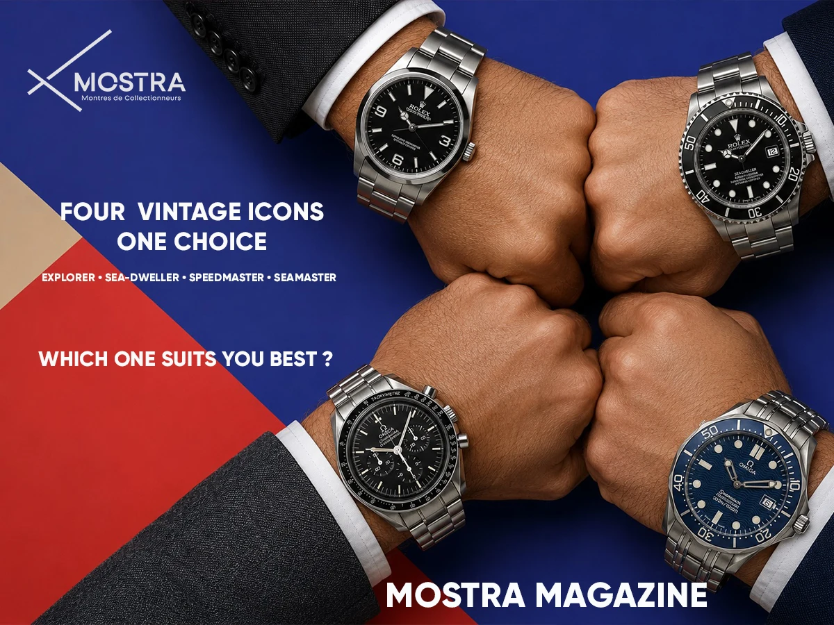 four vintage icons for men one choice mostra magazine