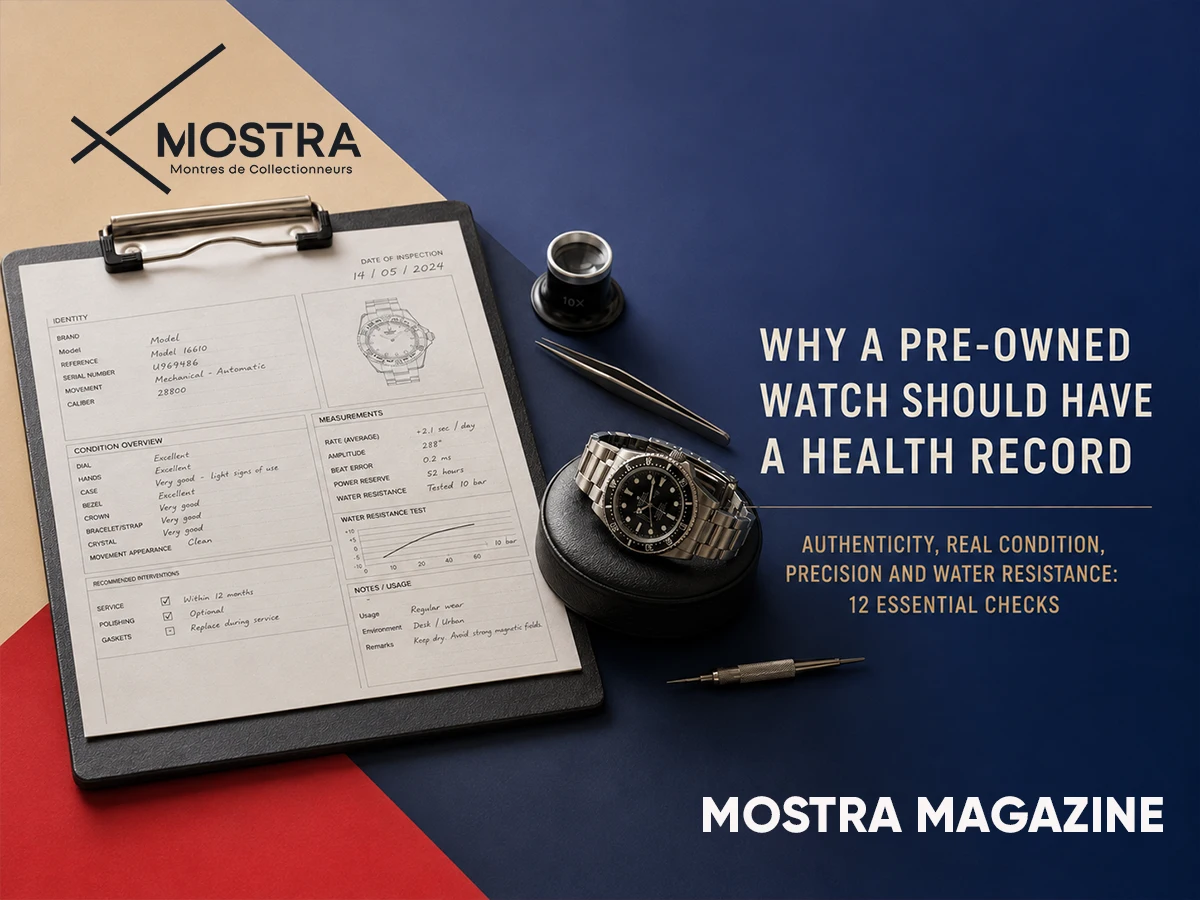watches healt records mostra magazine pre-owned