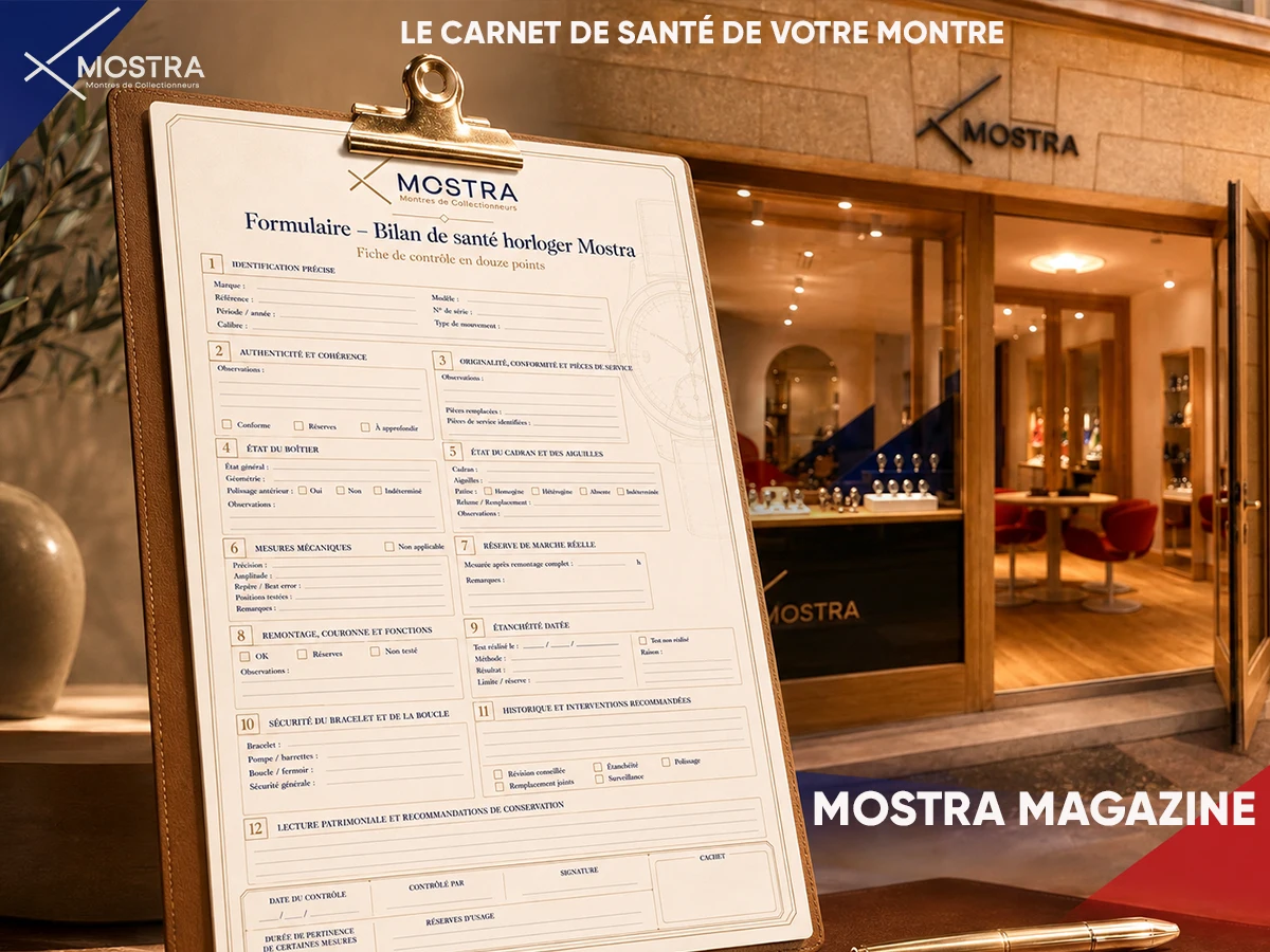 rendez-vous carnet santé horloger mostra aix en provence