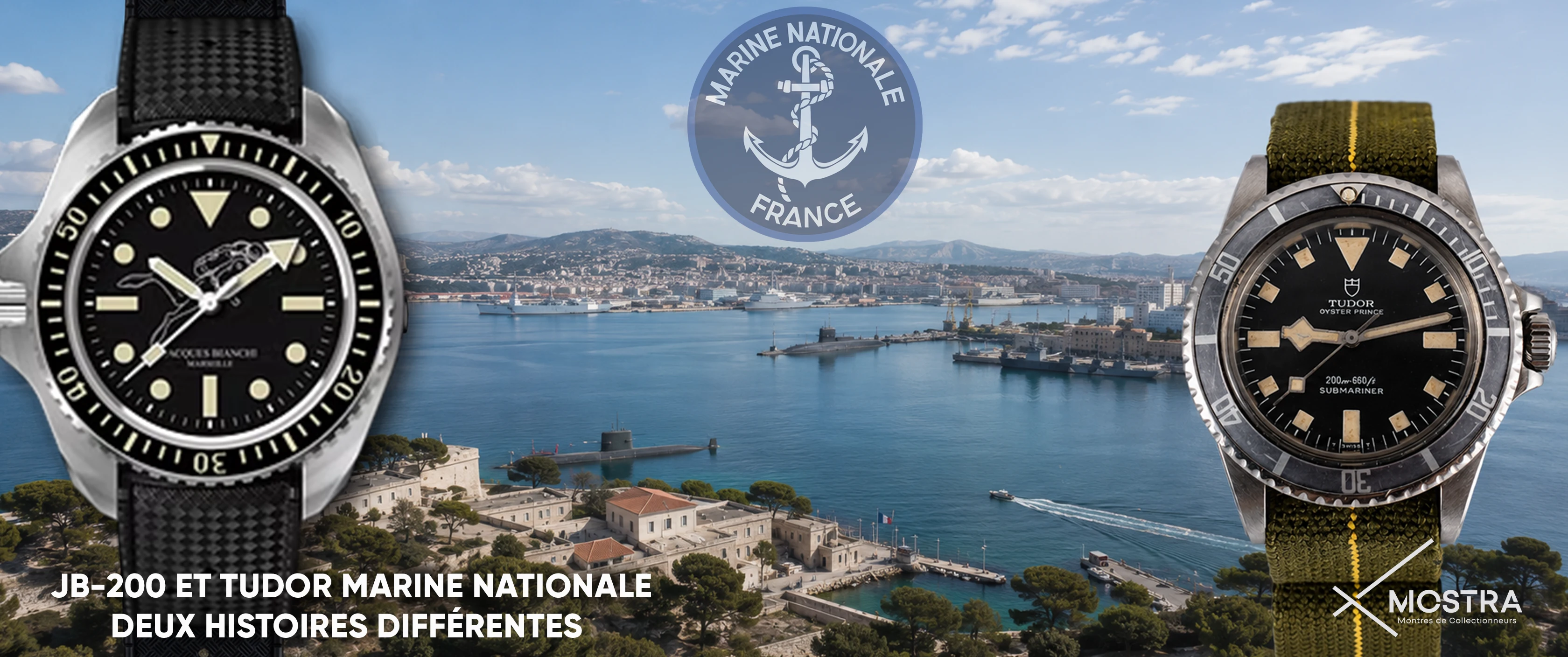 Jacques Bianchi JB200 and Tudor Marine Nationale: two different military histories