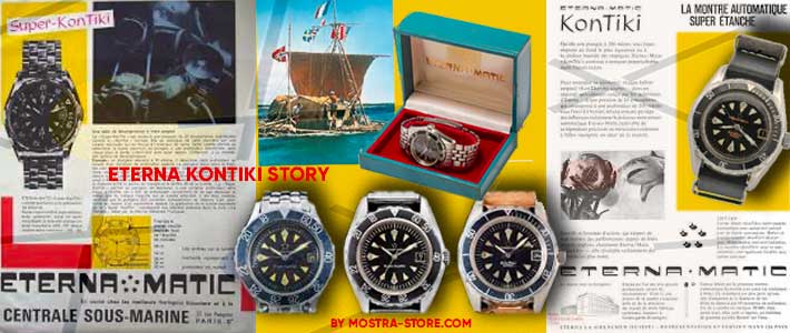 Montre Eterna Matic Kontiki Automatique - Boîtier Et Bracelet Acier Inoxydable Argenté - Occasion