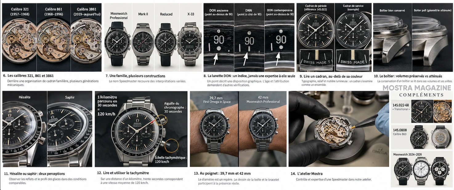 omega speedmaster calibres et gamme