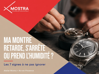 Ma montre retarde, s’arrête ou prend l’humidité : les 7 signes qu’il faut venir la montrer à l’atelier Mostra à Aix-en-Provence