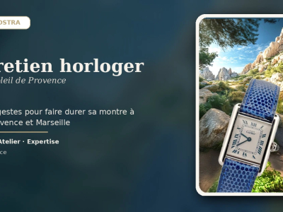 Sea, heat, city life: how to care for your watch in Aix-en-Provence and Marseille